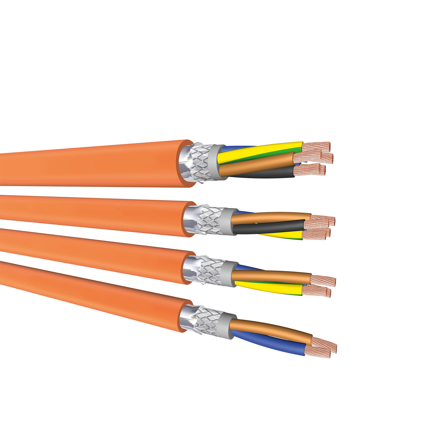 Coroflex FHLR2GCB2G（2x6mm²）シールド銅製高電圧ケーブル